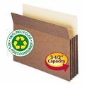 Compasion Recycled Top Tab File Pockets - 3.5 in. Expansion - Letter Size - Redrope CO3743729